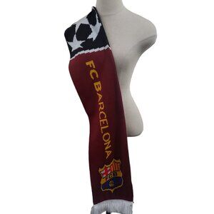 CT1768 Barcelona Winter Scarf Burgundy and Yellow